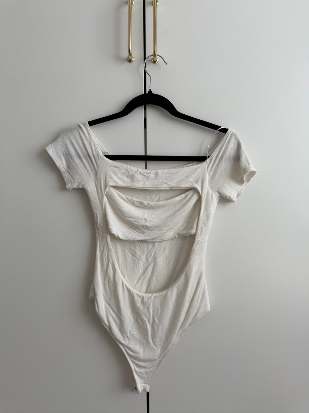 Lilyful White Cutout Bodysuit